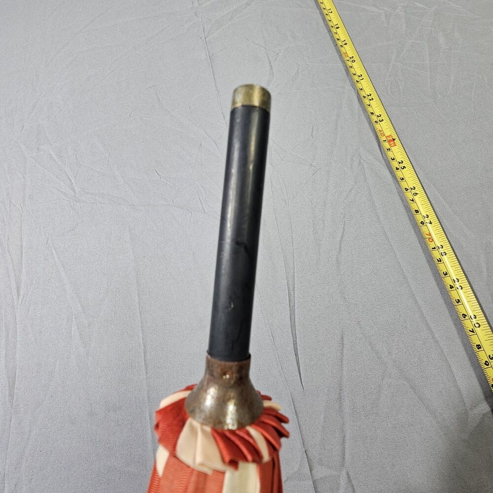 Vintage Deadstock Carmen Paris Umbrella (12-Rib Red Polka Dot) - Picture 10 of 11